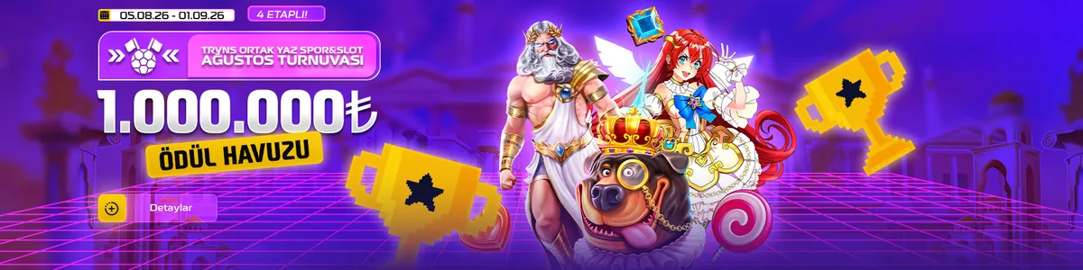 VenusBet Ağustos turnuvası 1.000.000 TL ödül havuzu